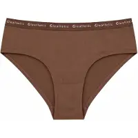 LEAFLETIC Braga 'Mid Rise Brief' marrón