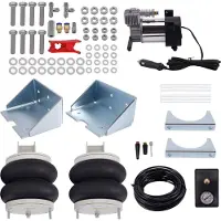 MaXpeedingrods Kit de suspensión neumática trasera para Iveco Daily 35S 35L (2006-2014) con compresor de 12V