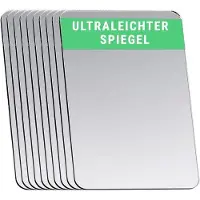 OEM Espejo rectangular de acrílico, ultradelgado y de doble cara, ideal para manualidades, viajes, bolsos y cosméticos. Dimensiones: 10,0 x 15,0 cm