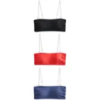 Next Top de bikini navy / rojo vivo / negro