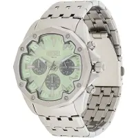 Diesel Reloj analógico 'STINGER' gris / verde