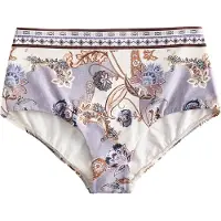Next Braga de bikini crema / ópalo / marrón oscuro / blanco