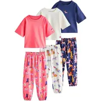 Next Pijama navy / naranja oscuro / rojo claro / blanco
