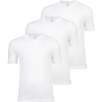 Scotch & Soda 3pk Mens Ultra Soft V-neck Tee Underwear White Talla: L | Camisetas Básicas Outlet | Hombre | Blanco