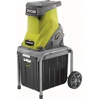 Ryobi Trituradora, 2500 W, capacidad de 45 mm, depósito de 40 litros, relación de trituración 10:1, modelo RSH2545B