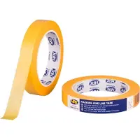 Hpx Cinta adhesiva de papel para protección de superficies, 50 metros x 19 mm