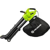 Fieldmann Aspiradora de hojas, FZF 4050-E, 3000 W, 300 km/h, 16 m³/min, depósito de 45 litros