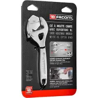 Facom Llave ajustable corta - Longitud 160 mm, boca de 33 mm - 113AS.6C