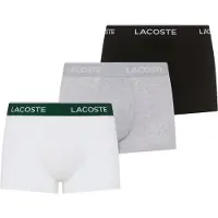 Lacoste Calzoncillo boxer gris moteado / petróleo / negro / blanco