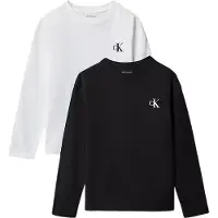 Calvin Klein Camiseta negro / blanco