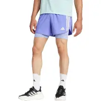 Adidas adidasPantalón corto Own the Run 2-in-1 3 bandas 2XL Semi Cobalt Blue Hombre