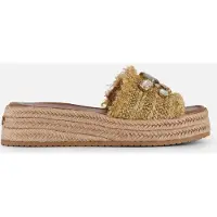 Tamaris Zapatos abiertos beige / oro / transparente