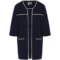 Dreimaster Maritim Cárdigan navy / blanco