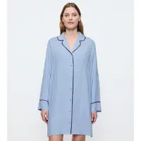 Triumph Camiseta de noche ' Amourette Jacquard ' azul claro