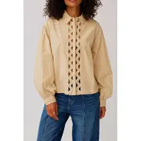 Alchemist Blouse Eva Sand Talla: 36 | Manga Larga Outlet | Mujer | Marrón