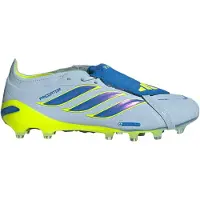 Adidas adidasBota de fútbol con lengüeta plegable Predator Elite césped artificial 44 2/3 Crystal Sky / Ray Blue / Team Solar Yellow 2 Unisex