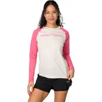 Kari Traa - Women's Ella L/S - Camiseta funcional size L, blanco/fucsia