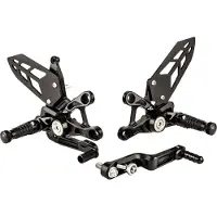 Gilles Tooling Sistema reposapiés MUE2 GSX-R 1000 NEGRO AÑO17-