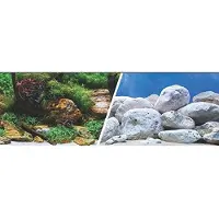 Marina Jardín de agua 3D Marina / Piedras, 61 cm x 7,6 m