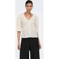 JDY Blusa 'JDYJakobe' blanco lana
