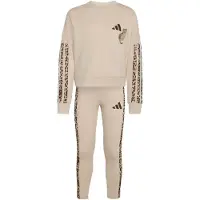 Adidas adidasCONJUNTO CON MALLAS Y ESTAMPADO ANIMAL 140 Crystal Linen / Multicolor / Dark Brown Niño