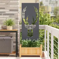 Syfax Pantalla de Privacidad para Jardín Antracita 50 x 140 cm