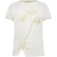 Cars Jeans Raysa Ts White Talla: XS | Camisetas de Seda Outlet | Mujer | Blanco