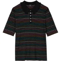 Paul Smith Womens Knitted Ss Top Black Talla: XS | Polos Outlet | Mujer | Negro