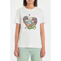 Paul Smith Womens Zebra Heart Bunny T-shirt White Talla: S | Camisetas de Seda Outlet | Mujer | Blanco