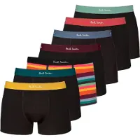 Paul Smith Men Trunk 7 Pack Artist Black Talla: S | Bóxeres Outlet | Hombre | Negro