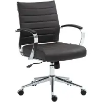 CLP Silla de oficina Oakland - cuero - Marrón