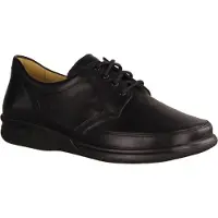 Ganter Zapatos con cordón 'Schnürschuh Herren 256701-0100 Echtleder in schwarz' negro