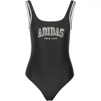 Adidas Bañador de natación 'COLLEGIATE U-BACK' negro / blanco