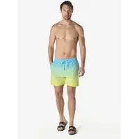 KOROSHI Bermudas aqua / amarillo