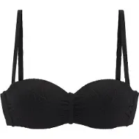 LASCANA Top de bikini negro