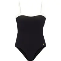LASCANA Traje de baño negro / blanco