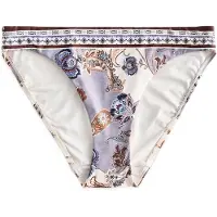 Next Braga de bikini crema / azul paloma / marrón / lila