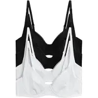 The Set Sujetador negro / blanco
