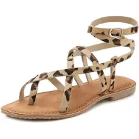 French Connection Sandalias de dedo umbra / capuchino / negro