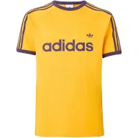 Adidas Originals Camiseta 'Ringer' amarillo / lila oscuro