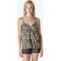 KOROSHI Top beige / negro