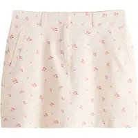 Next Falda rojo cereza / offwhite