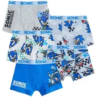 Next Calzoncillo 'Sonic' turquesa / azul real / gris claro / blanco