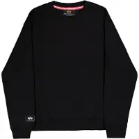Alpha industries Sudadera negro / blanco