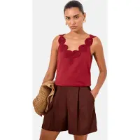 Lipsy Top rojo