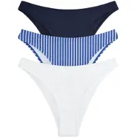 The Set Braga de bikini azul / navy / blanco