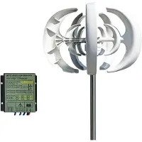 OEM Turbina eólica, alta eficiencia, funcionamiento con bajas velocidades de viento, con controlador MPPT, 2000W, 24V