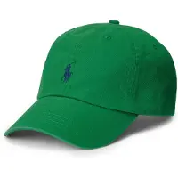 Ralph Lauren para hombre. 710667709081 Gorra de chino de algodón verde (OSFA), Casual, outlet 2026.