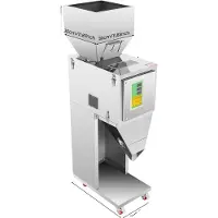 OEM Máquina de llenado inteligente, con una potencia de 200W, rango de llenado ajustable y color plateado