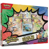 Pokemon Trading Card Game Primeros Compañeros Ascenso Heroico Deluxe Pin Collection Español Latino